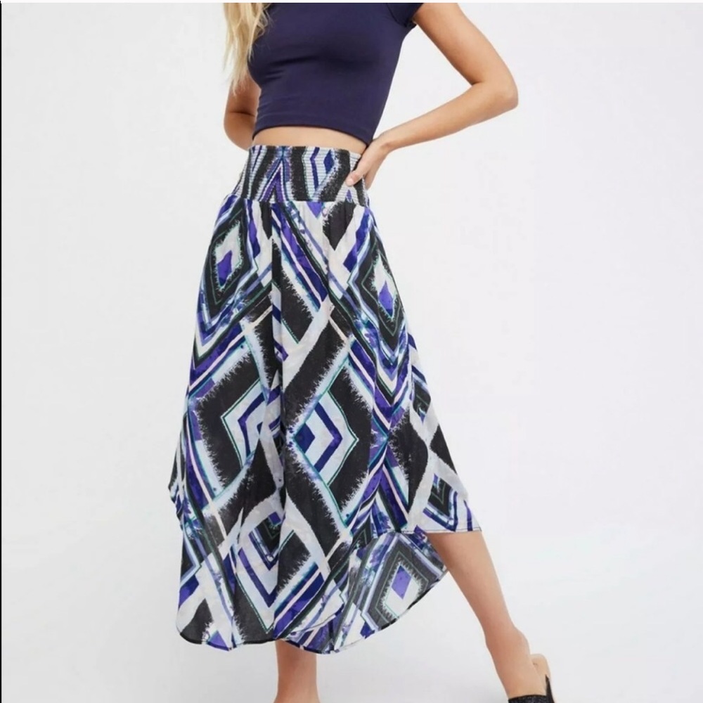 Free People Miranda Angular Culotte Crop Pants